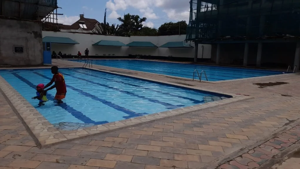 People swimming